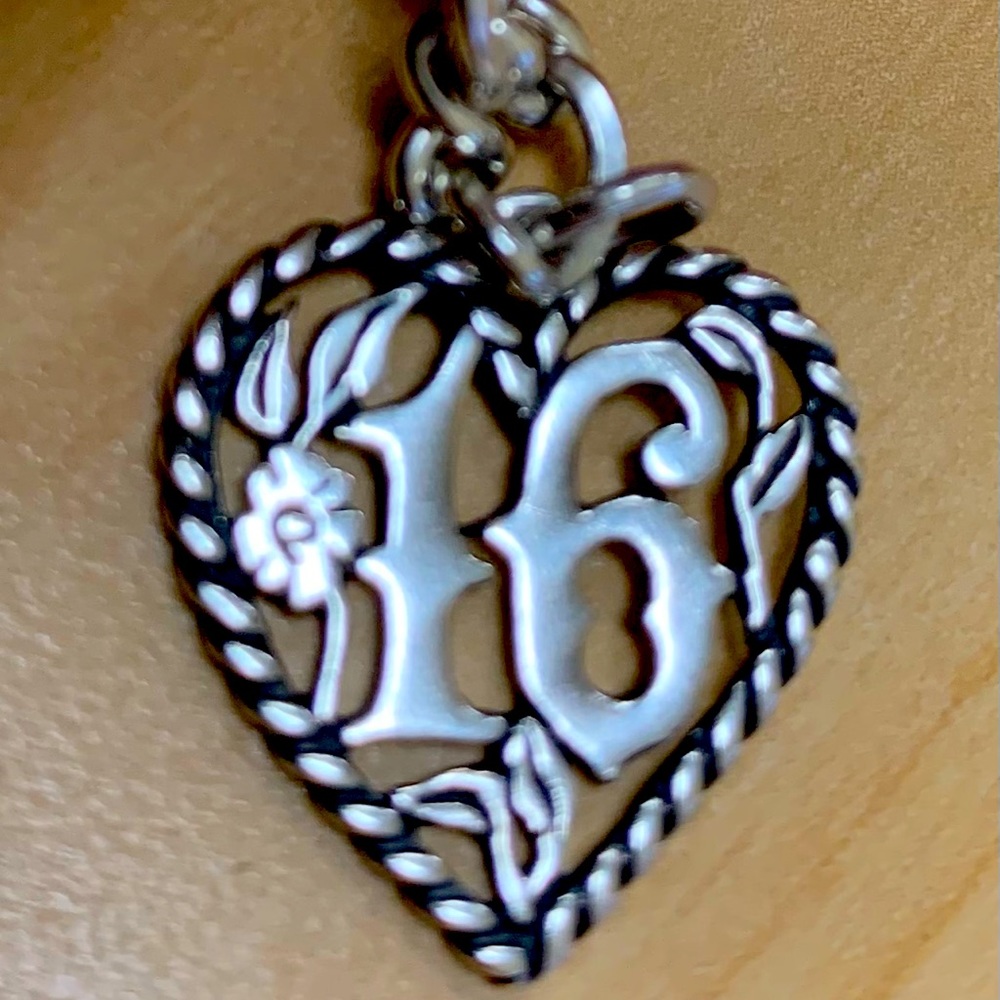 Retired James Avery vintage retired sweet 16 charm